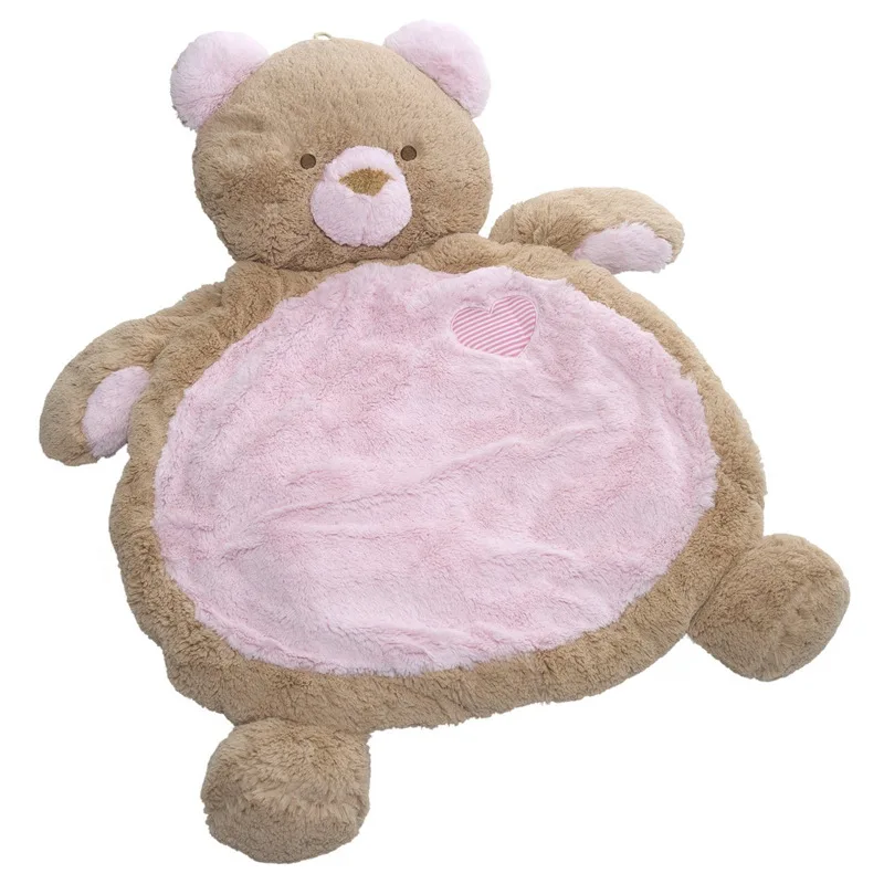 Foldable Toddler Craw Playmat Plush Infants Crawling Pad Cartoon Animal Baby Nap Sleeping Carpet Bear Rabbit Monkey Shape | Игрушки и