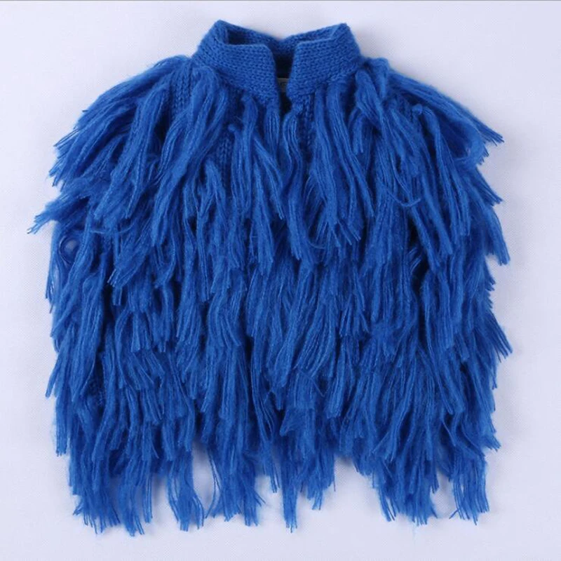 Baby Girls Sweater Keep warm Fashion Fall Clothes Coat Vest Sweaters Tassel Clothes Toddler Waistcoat Outerwear Children Jackets