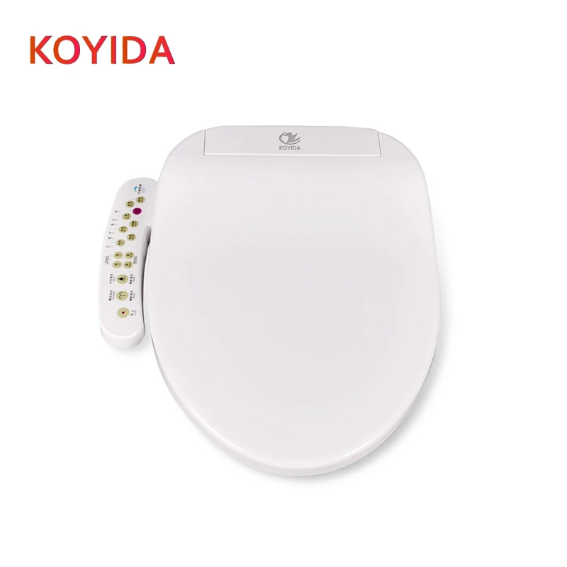 Electric Bidet Seat Adjustable Warm Water Self Cleaning Washlet Heated