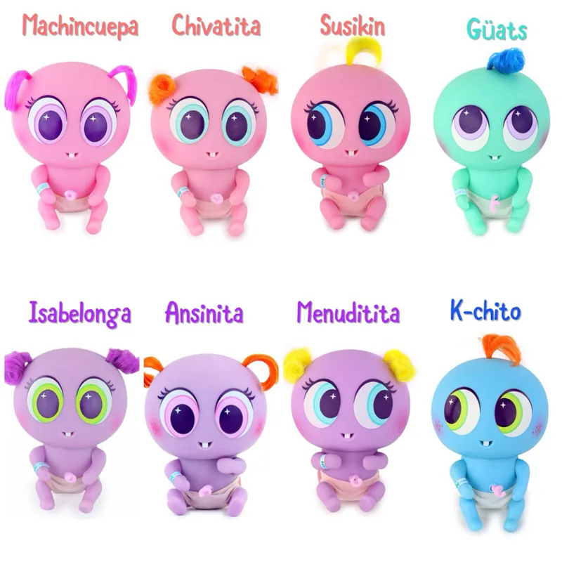 

Original 8style Ksimeritos Juguetes Casimeritos Baby Doll Toy Neonate Babies Accessories Chivatita Toys for Children