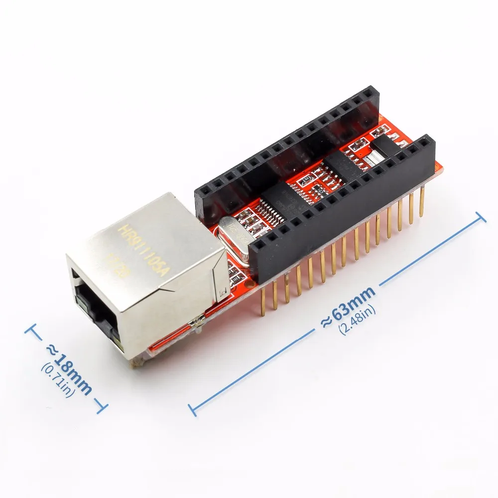 Nano V3 Ethernet щит ENC28J60 микрочип HR911105A Ethernet веб-сервер платы модуль Nano 3,0