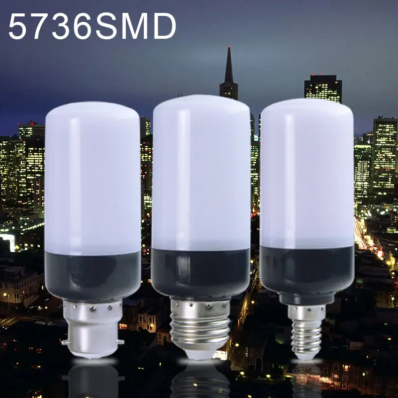 Ampoule светодиодный E27 кукурузная лампа 3 Вт 5 7 9 12 220 В B22 E14 Светодиодный диодный
