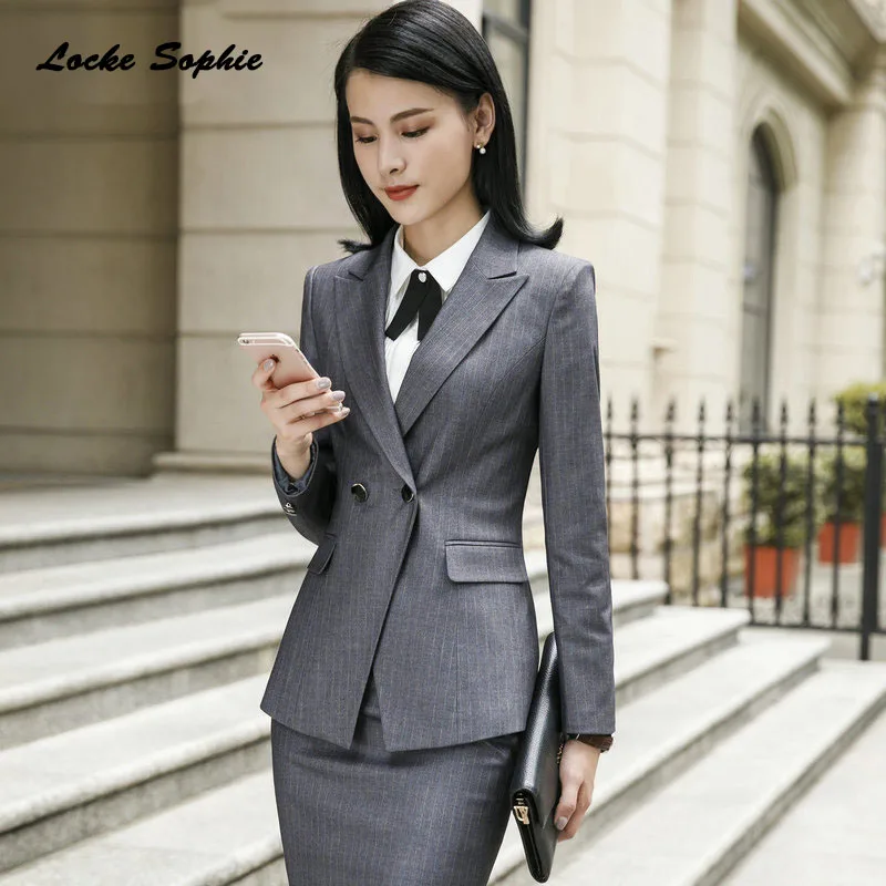 1pcs Womens Plus size Blazers and coats 2019 Spring cotton blend Double-breasted Suits jackets ladies Skinny Blazers Suits coats