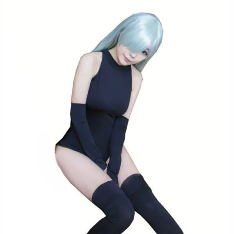 Новый аниме Seven Deadly Sins Elizabeth Косплей Костюм Nanatsu no Taizai весь комплект черные