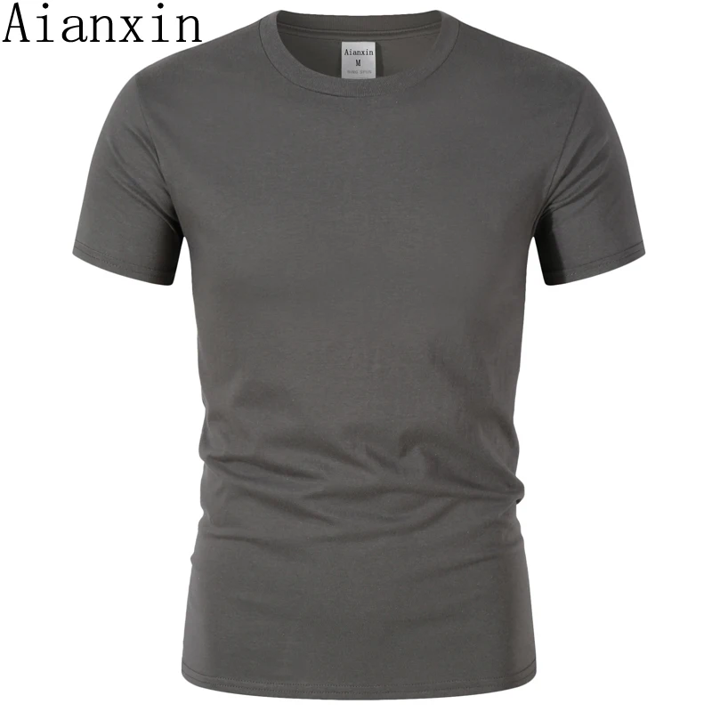 

2019 New Solid color T Shirt Mens Black And White 100% cotton T-shirts Summer Skateboard Tee Boy Skate Tshirt Tops