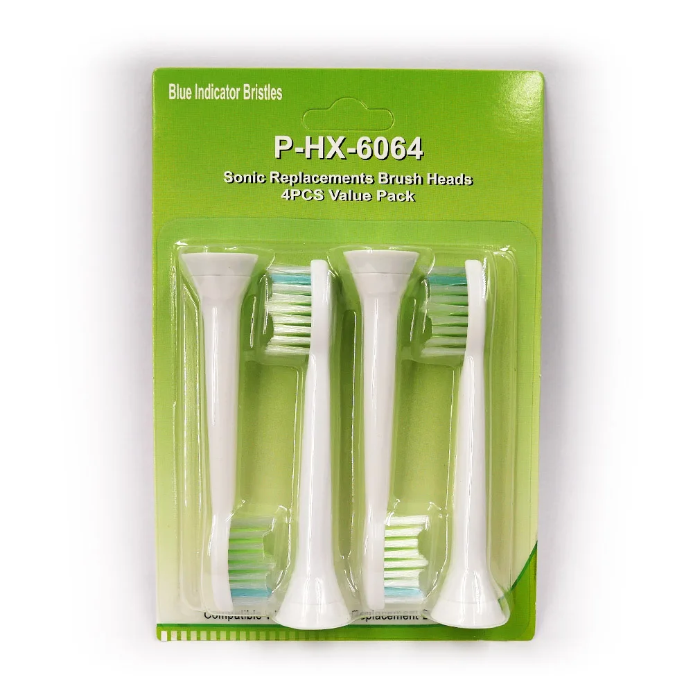 4 шт. Замена Зубная щётка головок для зубной щетки Philips Sonicare ProResults HX6013/66 HX6530 HX9340 HX6930 HX6950 HX6710 HX9140 HX3216