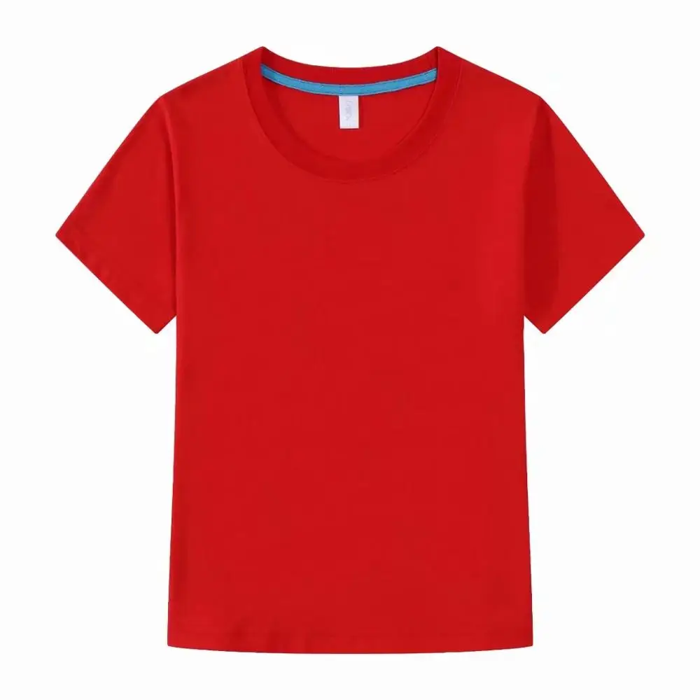 

100% cotton children tshirt high quality short sleeve for summer