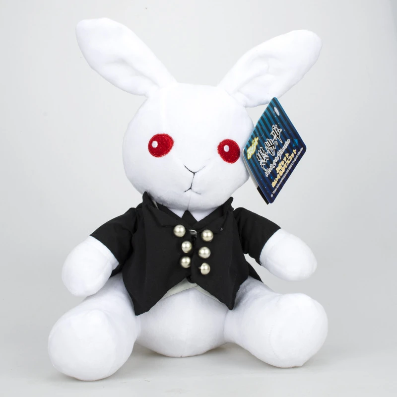 Black Butler Pet Rabbit Plush Toy Bunny Animal Doll For Children Gift 30cm  - Movies & Tv - AliExpress