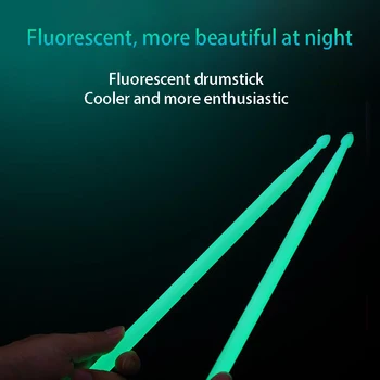 

Luminous Drumsticks Glow Stick 5A Shine On The Dark Stage Perform Night Light Drumsticks Sound Loud Portable 2 Colors Available