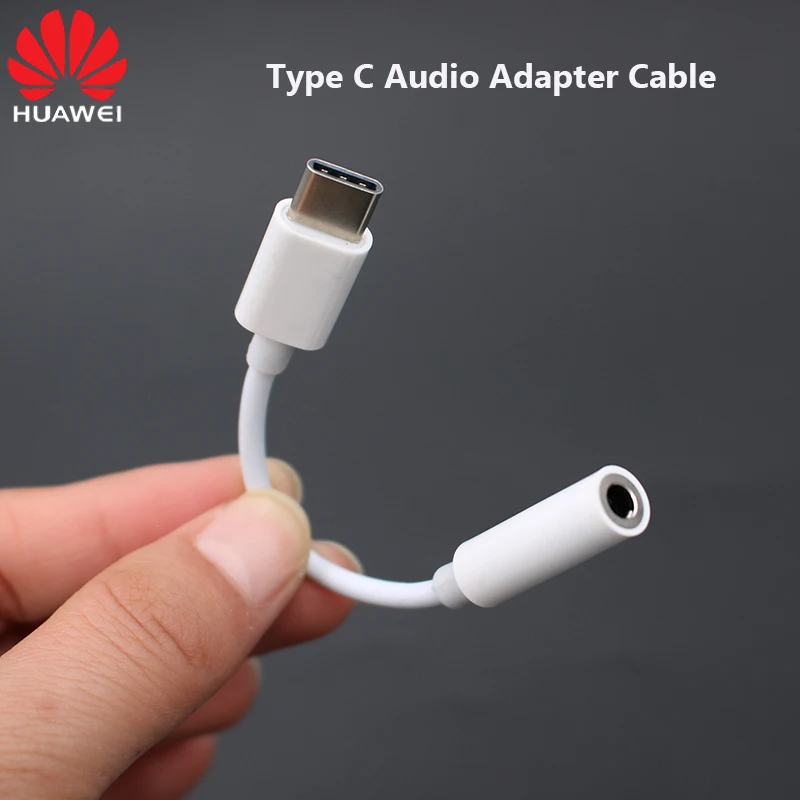 

Huawei USB 3.1 TYPE C To 3.5MM Audio Adapter Type-C Male to 3.5mm Female Headphone Converter For Mate 10 p20 pro xiaomi 6