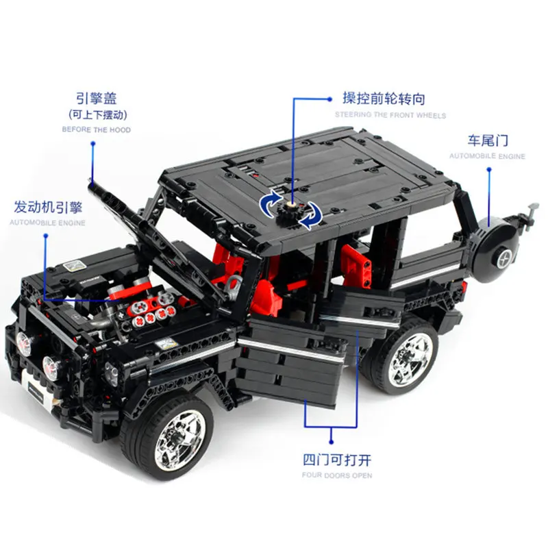 Новый Лего Technic Creator Expert MOC G500 SUV AWD Wagon автомобильные строительные блоки кирпичи