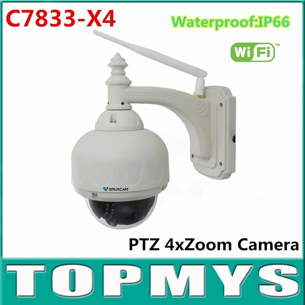 Vstarcam C7833-X4 PTZ IP Camera 2.8~12mm 4X Zoom Wireless HD 720P CCTV Camera Onvif Infrared WIFI Outdoor Waterproof Dome Camera