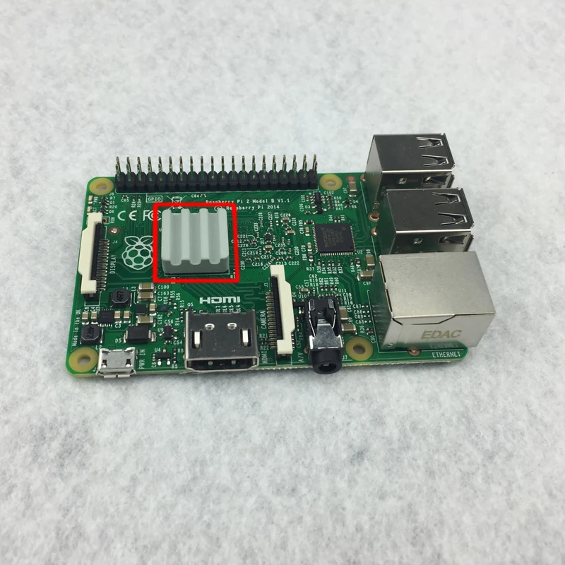 10 шт. Raspberry Pi 3 радиатора Керамика радиатор Процессор охлаждения радиатора для Raspberry Pi оранжевый Pi