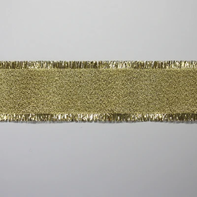 Free shipping Silver Metallic Glitter Ribbons - Цвет: GOLD