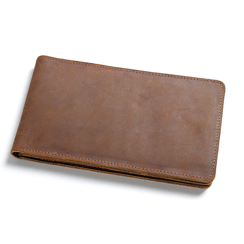 

Men's Wallets Vintage Look Long Wallet PU Leather Wallet Men Male Purse