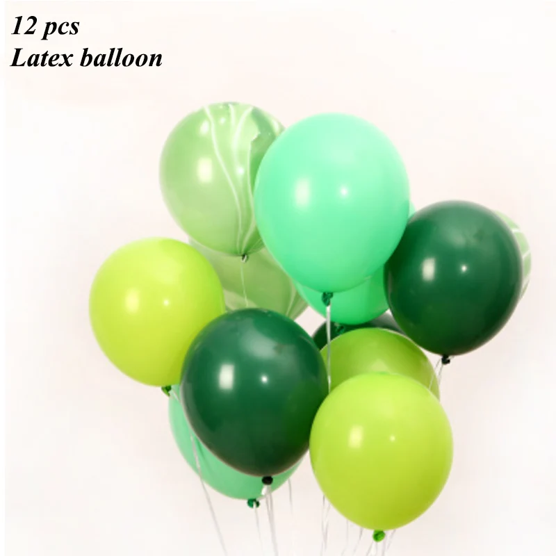 Зеленые воздушные шары конфетти воздушные шары набор хромовых шариков Декор ко дню рождения вечерние Свадебные украшения Свадебные юбилейные шары металлик
