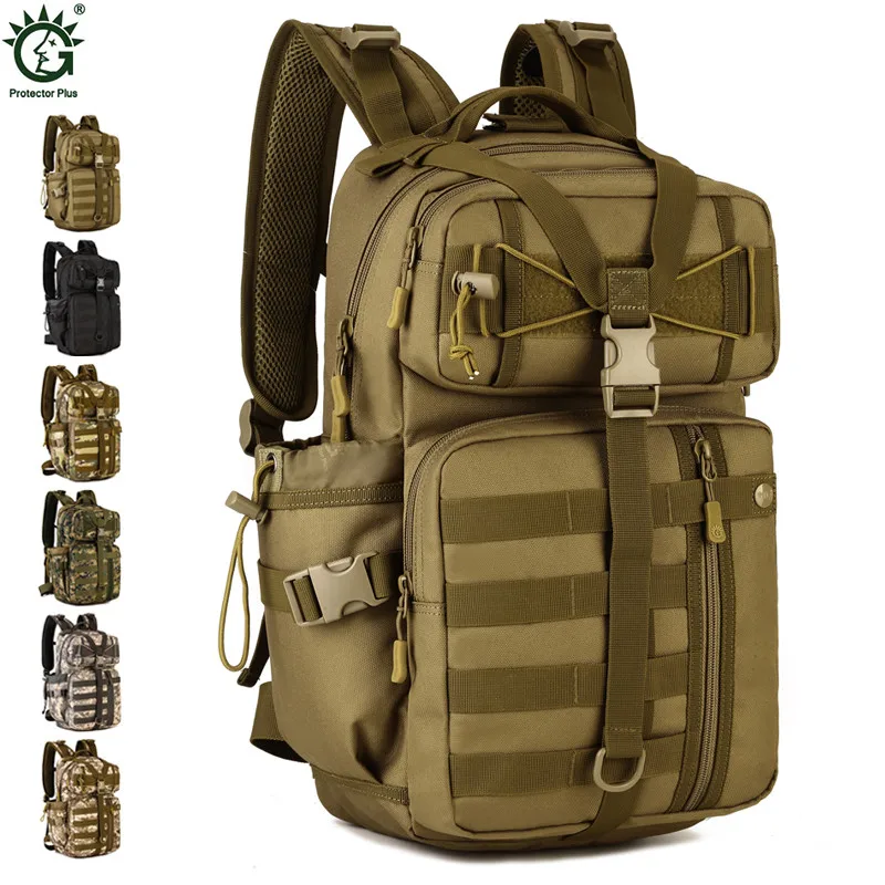 

Military Men's Backpacks School Book Bags Travel Laptop Knapsack Male High Quality Waterproof Nylon Rucksack Assault Daypack