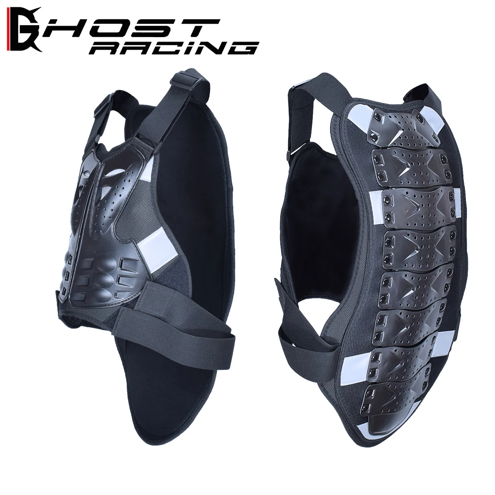 

GHOST RACING Motocross Racing Armor Motorcycle Riding Body Protection Jacket With A Reflecting Strip Moto Armor Protective Gear