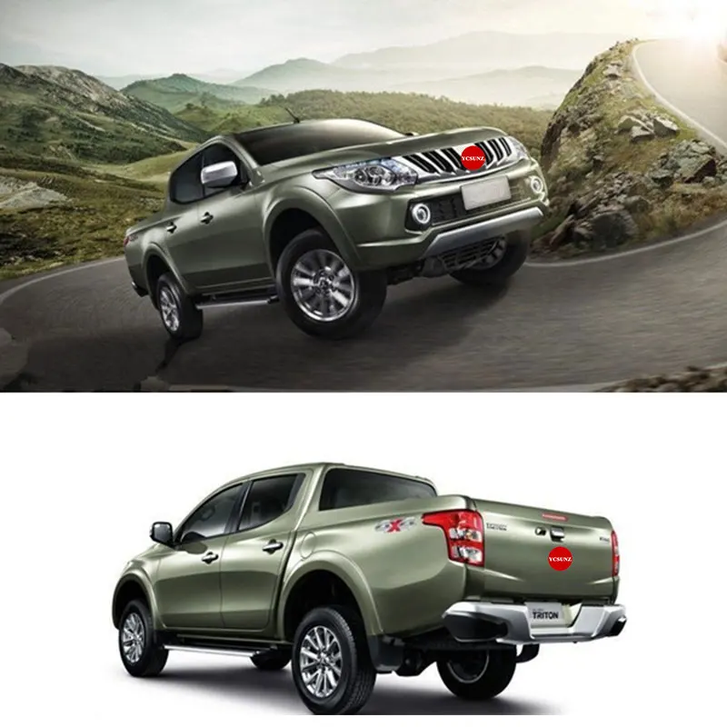 Для Mitsubishi L200 аксессуары матовый черный топливный бак крышка Крышка для Mitsubishi L200 пикап топливная крышка Ycsunz