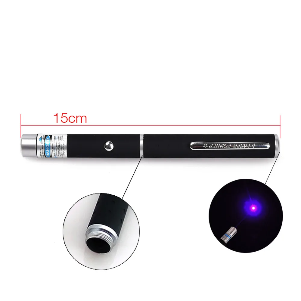 Зеленая/красная/синяя фиолетовая лазерная ручка лазерная указка ручка Видимый луч светильник 5 мВт Профессиональный Мощный портативный