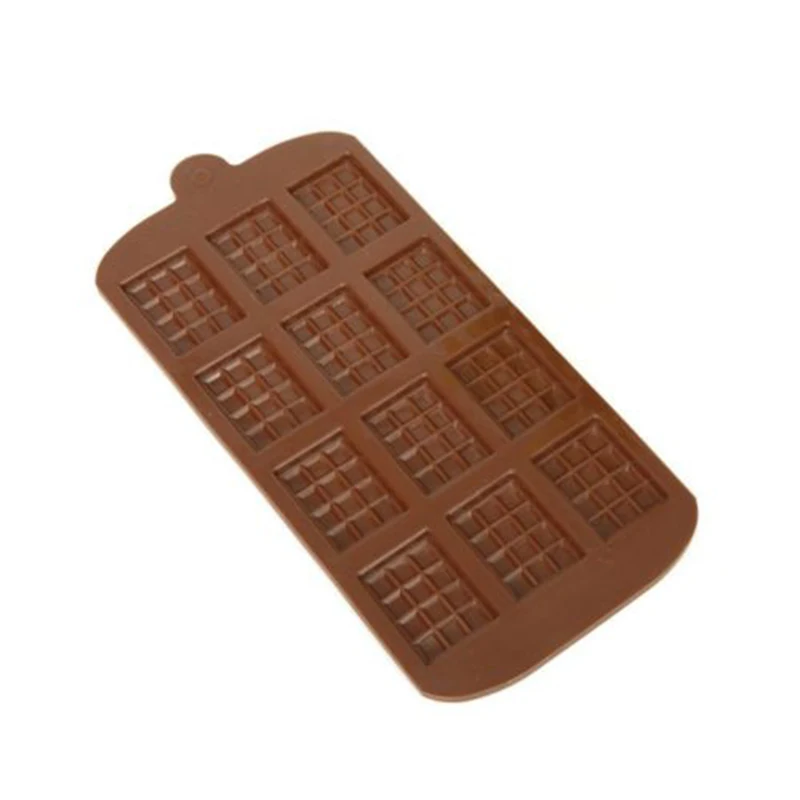 

Tray Cake Bake Decorating Candy Tool Mold Apart Mould 12 Grid Silicone Square Chocolate Bar Brand New Suitable