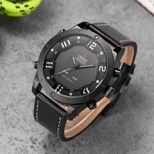 Новое поступление Ohsen цифровой бренд кварцевые наручные часы мужские 3ATM открытый электронный светодиодный модные бизнес часы Relogio Masculino