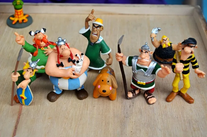 Lucky Luke игрушки Фигурки мультяшная кукла классика Франция мультфильм Приключения