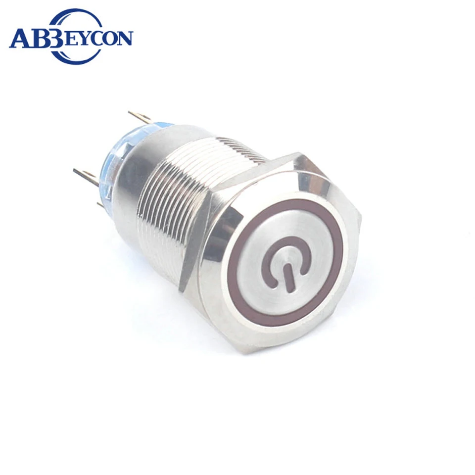 Taiss 12V 19mm Blue LED Illuminated Car Interior Push Button Switch 1NO 1NC 3/4 Mounting Hole Raised Latching Black Metal Toggle Switch BK-L19-BD-BU Taiss 12V 19mm Blue LED Illuminated Car Interior Push Button Switch 1NO 1NC 3/4 Mounting Hole Raised Latching Black Metal Toggle Switch BK-L19-BD-BU