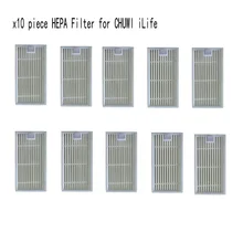 10 pcs HEPA Filter for vacuum cleaner CHUWI ilife v5s ilife v5 pro v1 V3 V3+ v5pro ilife x5 robot vacuum cleaner parts