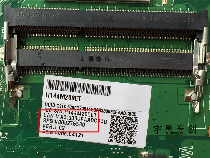 Бесплатная доставка новинка для материнской платы Toshiba Satellite L850 L855 V000275580 6050A2541801