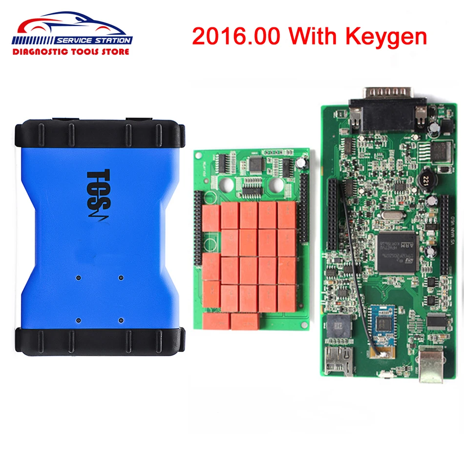 

New VCI Green Board TCS 2016.00 With Keygen New VCI Auto Diagnostic Tool Car Scanner TCS PRO For Cars/Trucks