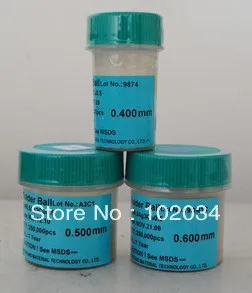 

FREE SHIPPING 250K 0.5 0.5mm 0.5 mm PMTC Lead-Free BGA Solder balls SN96.5AG3CU0.5 Made in Taiwan Connector