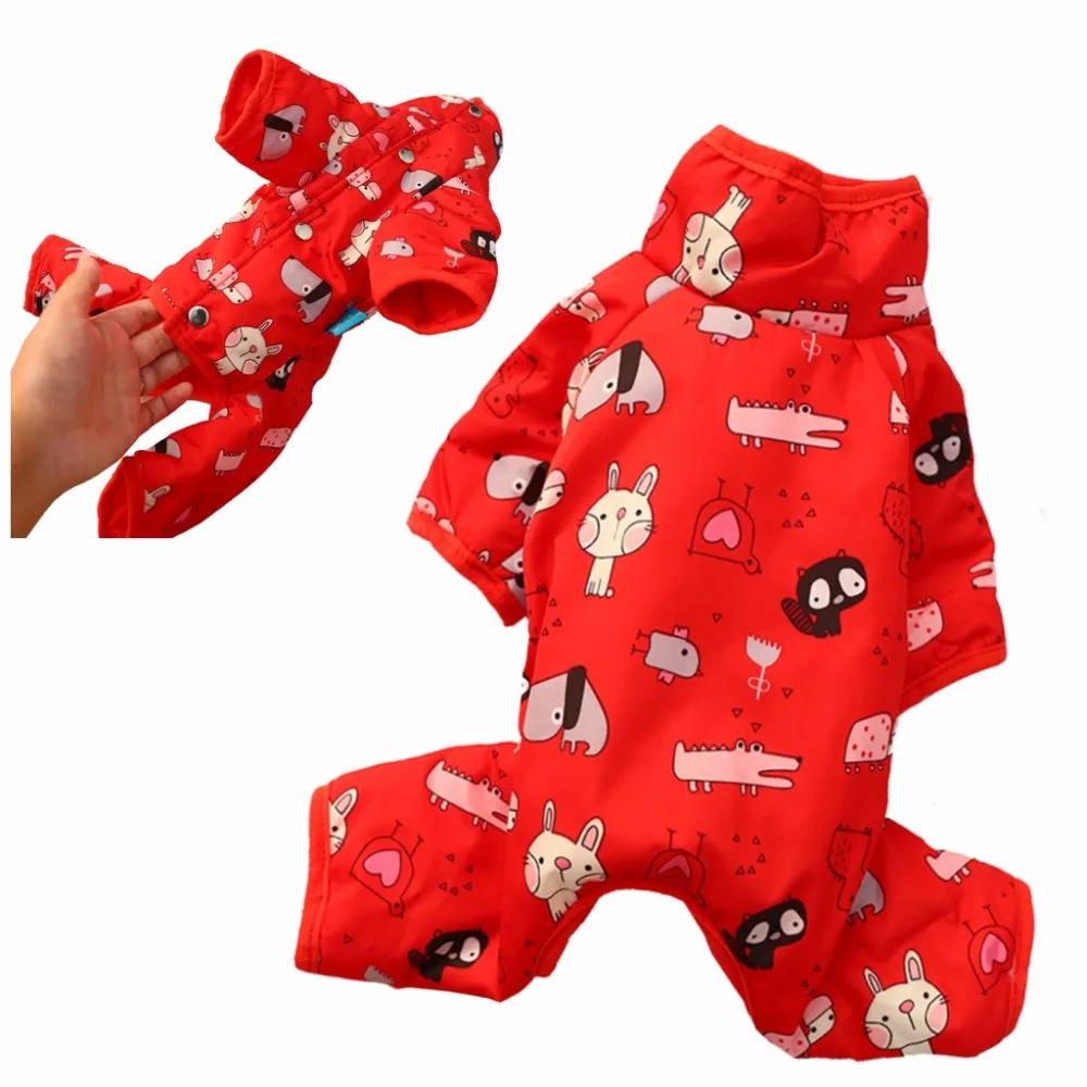 

Winter Pet jumpsuit Coat Teddy Cat Clothes Puppy Clothing Girl Belly Close 2 Color XS S M L XL