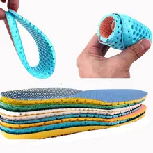 1 парные стельки для обуви унисекс, растягивающиеся дышащие дезодорирующие стельки для бега, стельки для мужчин и женщин 35-46