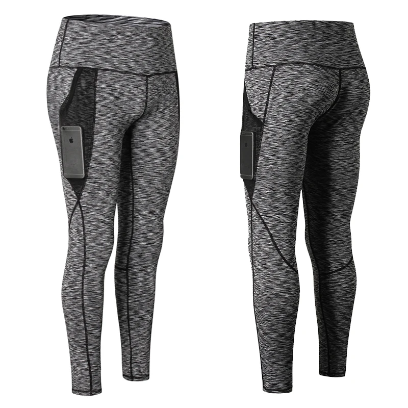 

High Waist Pocket Leggings Training Womens Sweet Pants Running Trousers Gym Tights Fitness Leggings Compression Jogging Trousers