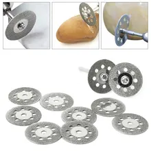 10Pcs/set Dremel Accessories Diamond Grinding Wheel Diamond Discs Circular Cutting Disc Grinding Wheel Saw Dremel Rotary Tool