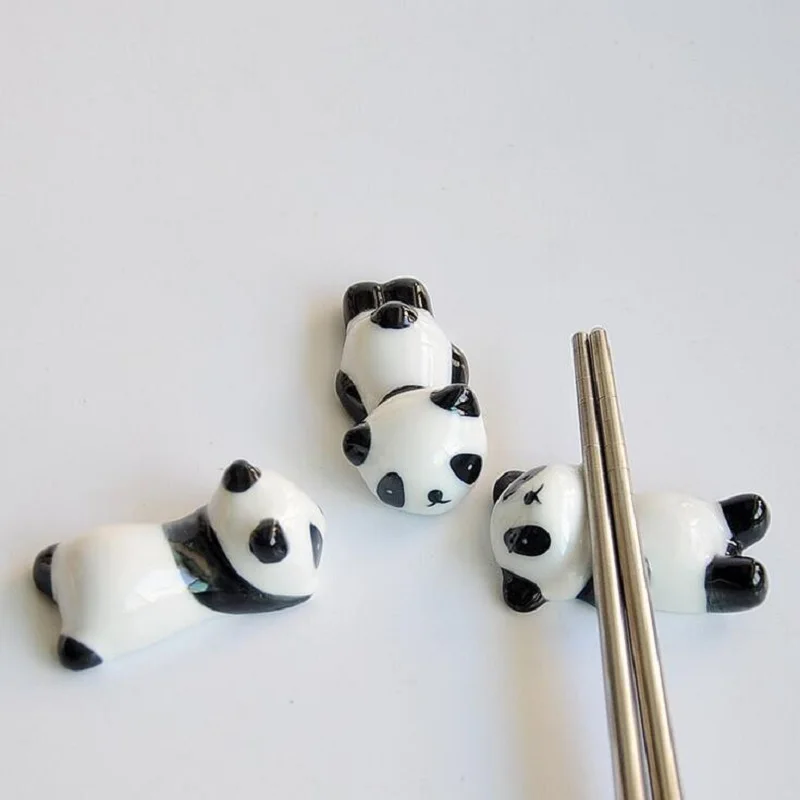 High Quality Japanese style chopstick holder Ceramic panda chopsticks