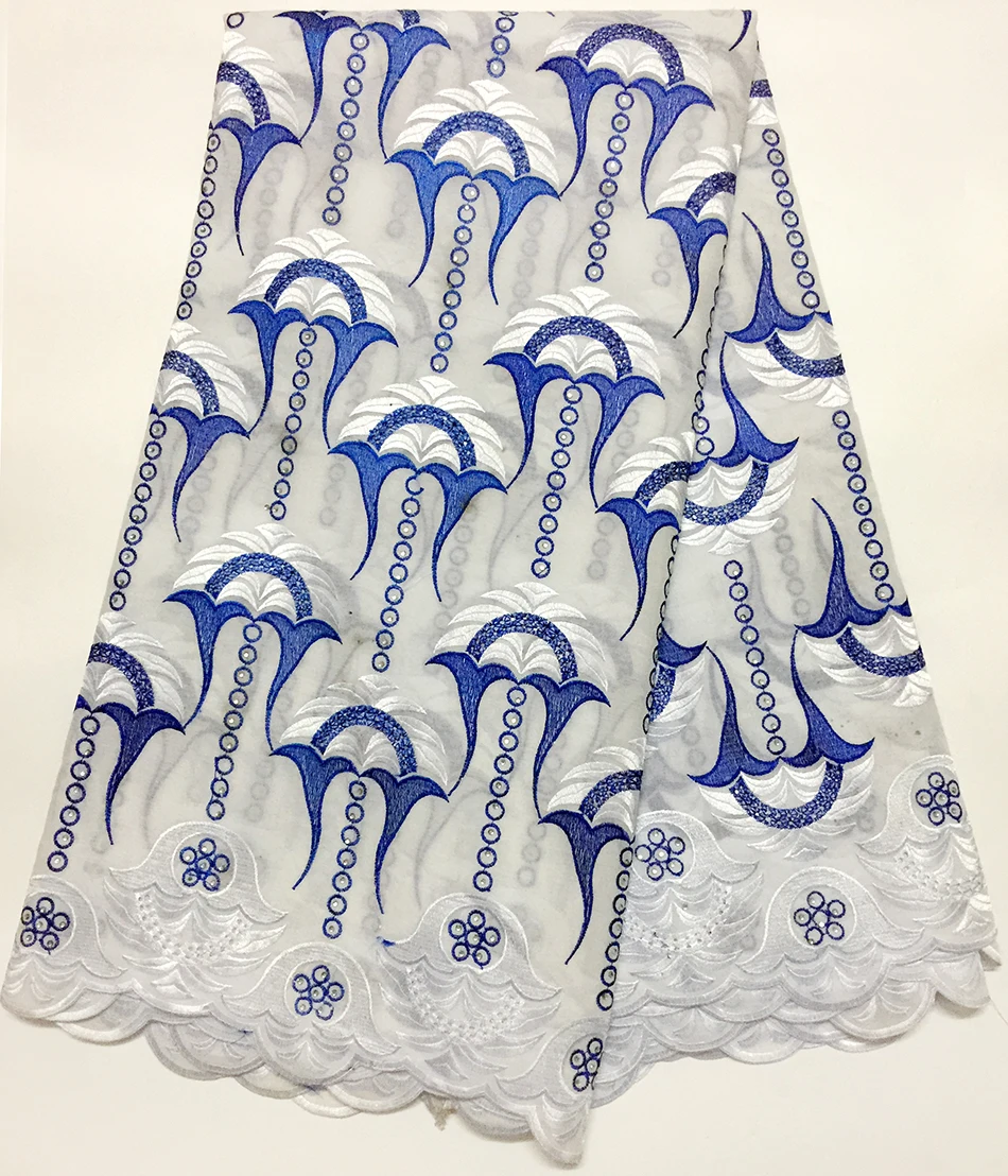 

Stones Embroidered French Lace Fabric African Swiss Voile Lace High Quality Swiss Voile Laces In Switzerland For Wedding Dress