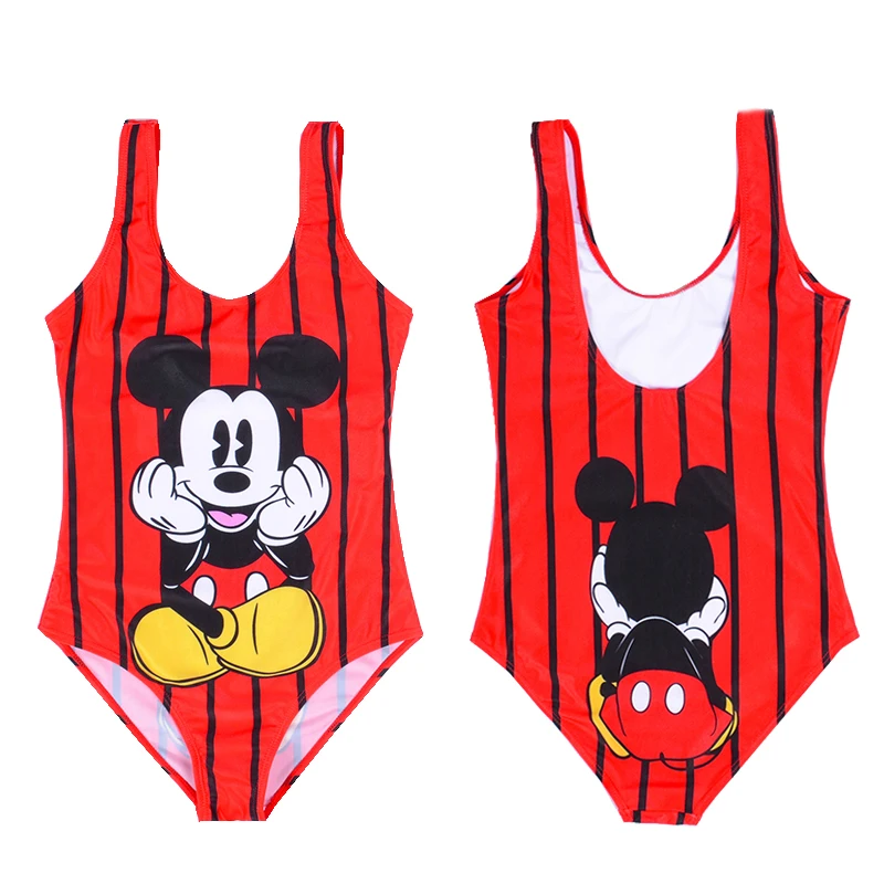 Bikinis 2019 Woman Pink Panther One Piece Swimsuit Push Up Sexy Swimwear Women High Waist Bathing Suit Plus Size Swimsuit Bikini-5