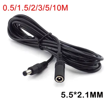 

12V DC Power Cord 5.5*2.1mm Male Female Power Adapter Extension Cable 2m 3m 5m 10M for CCTV Camera Extend Wire led strip light