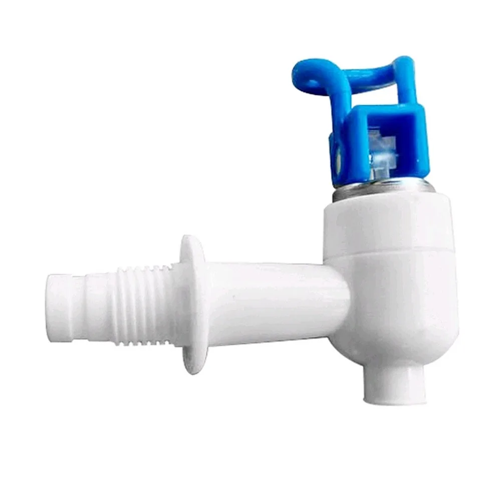 

Water Dispenser Tap Cooler Drink 7.3mm Exit Spigots Valve Faucet White Blue Plastic Push Type Spigot Valve Faucet Tap