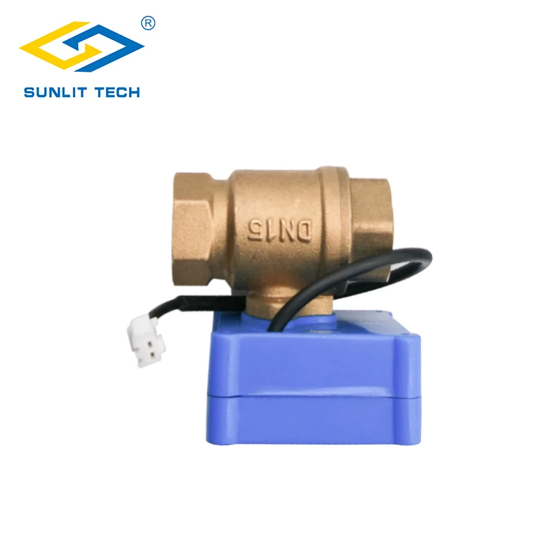  Home Smart Water Leakage Detector with Automatic Water Shut Off Valve DN15 for Home Kitchen Securit - 4000233020112