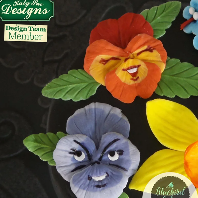 Pansy Mini Silicone Mold for Fondant Gum Paste Chocolate Crafts