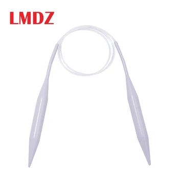 

LMDZ Aluminum Circular Knitting Needles 40cm Smooth Tube Circular Double Point Knitting Needles 2mm-8mm Sweater Knitting Needle