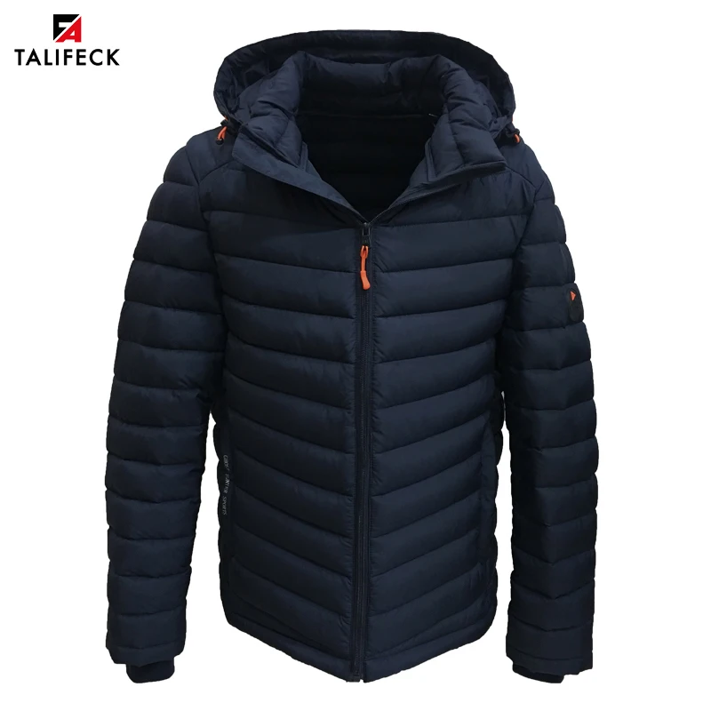 

TALIFECK men jacket winter Warm Mens Jackets And Coats Casual Fashion Padded Jacket High Quality Parkas Men's Coat Waterproof