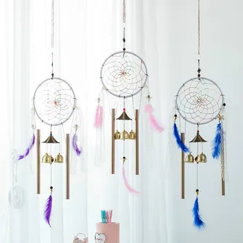 

Bells Hanging Dream-catcher Bells Hanging Pure Fresh Creative Girl's Bedroom Gift Metal Bells Wind Chimes Hanging Decorations