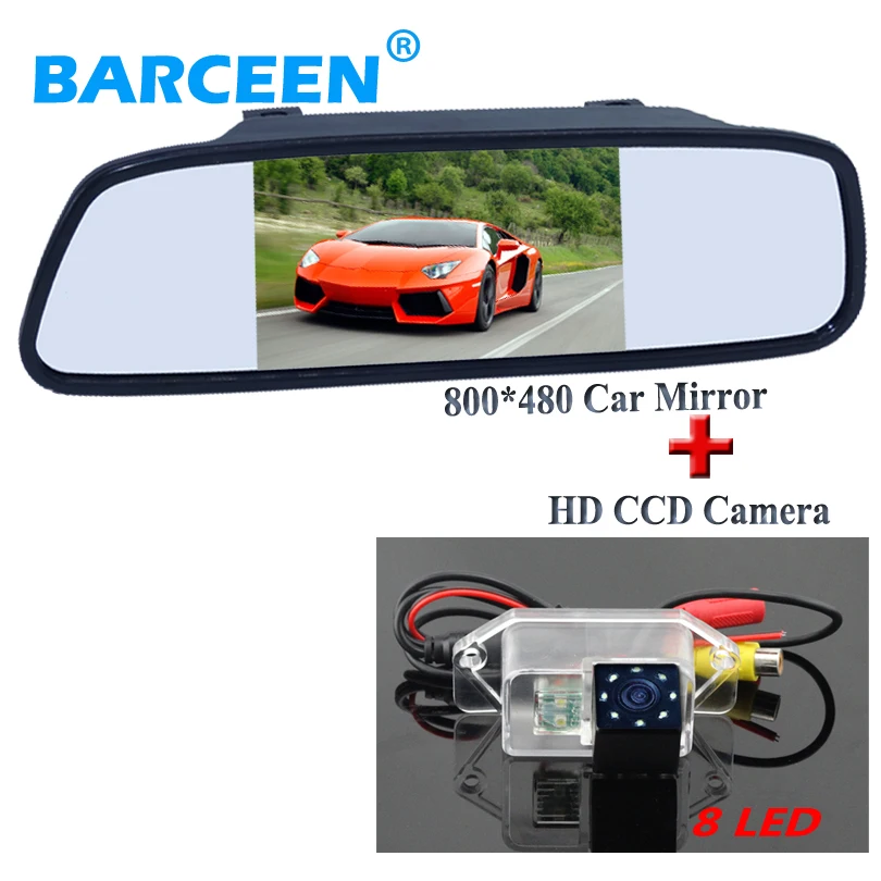 Bring the higest night vision car parking camera wih 5&quot reversing 800*480+8 led use for Mitsubishi Lancer | Автомобили и