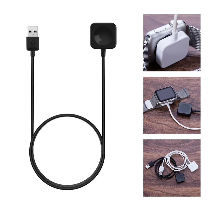 

Portable 1M Magnetic Wireless Charger for iWatch Series 1 2 3 USB Charging Cable for Apple Watch