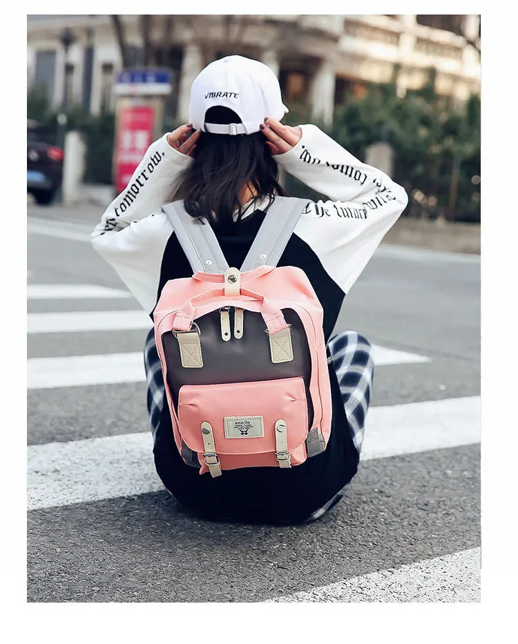 Женский холщовый рюкзак, модная школьная сумка с буквенным принтом, рюкзак для девочек-подростков, рюкзак для ноутбука, Mochila Sac A Dos