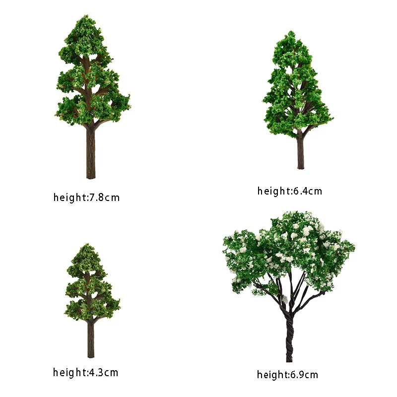 4 шт./компл. мини дерево Сказочный Сад миниатюры микро пейзаж смолы ремесла фигурка бонсай садовый Террариум аксессуары